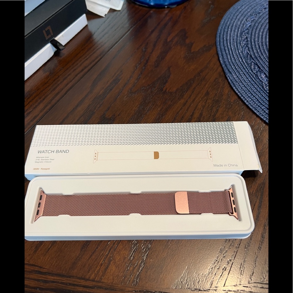 Rose Gold Apple Watch Band